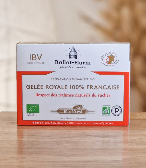 Gelée Royale Bio (Ampoules 10x10ml) BALLOT-FLURIN