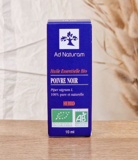 [25365] HE Poivre noir 10ml AD NATURAM