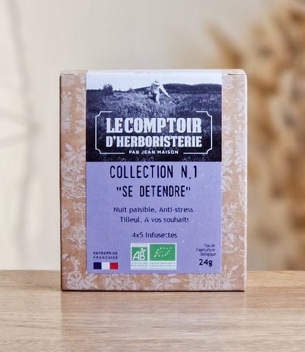 [12280] Infusettes Collection N°1 (Se détendre) 20pce LE COMPTOIR D'HERBORISTERIE