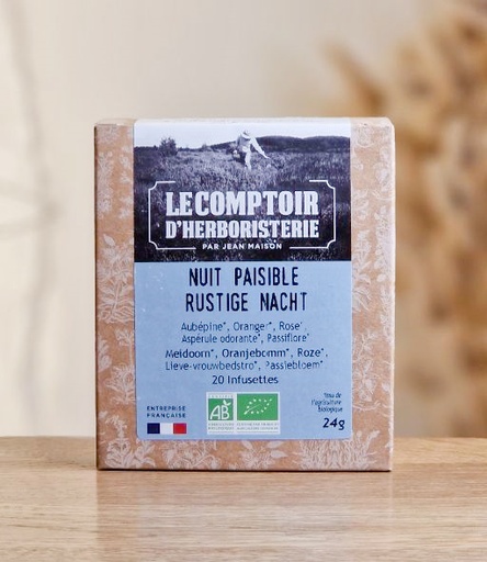 [11106] Infusettes Nuit Paisible 20pce LE COMPTOIR D'HERBORISTERIE