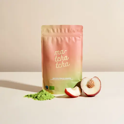 [5419980278524] Thé Matcha Pêche 80gr MATCHATCHA