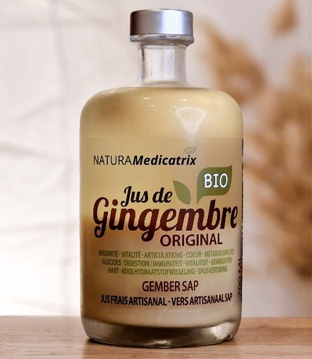 [NMNM28] Jus de Gingembre Original Bio, 700ml NATURAMedicatrix