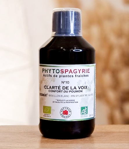 [3416387200105] N°10 Clarté de la voix : Erysium, Bouillon  (Phytospagyrie) VECTEUR ENERGY