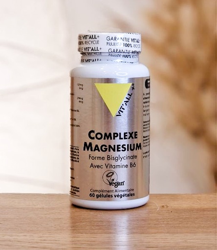 [COMPMAGG] COMPLEXE MAGNESIUM Bisglycinate 60gel VIT'ALL PLUS