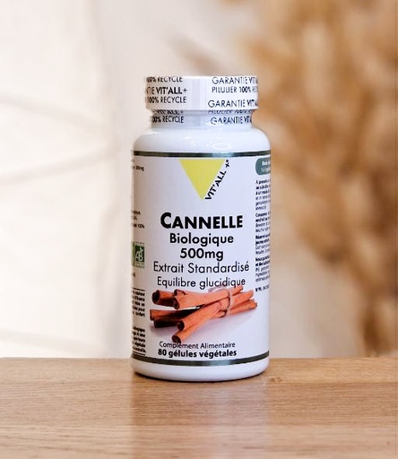 [CANNELBIO] CANNELLE BIO 500mg Extr Stand. 80gel VIT'ALL PLUS